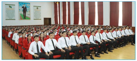 В Балканабадской нефтяной профшколе прошло обучение по гражданской обороне