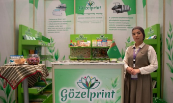 Gözel Print представил школьные товары на ярмарке в Ашхабаде