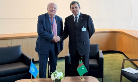 Встреча главы МИД Туркменистана с представителем ООН по Альянсу цивилизаций