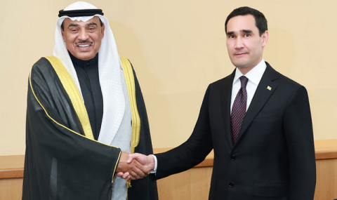 Сердар Бердымухамедов встретился с Наследным Принцем Государства Кувейт