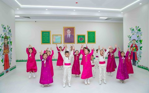  В Ашхабаде открылся новый детский сад с современным оборудованием на 320 мест