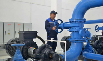 В Лебапском велаяте Туркменистана запущена современная водонасосная станция