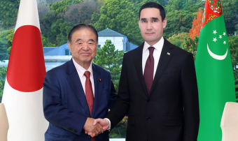 Сердар Бердымухамедов встретился с главой Японо-туркменской группы дружбы