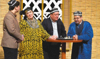 Постановка «Körpe gelin» собрала полный зал в Ашхабаде