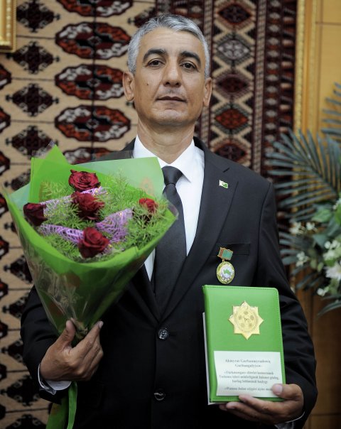 Слово обладателю медали «За любовь к Отечеству» Акмурату Гурбангулыеву  