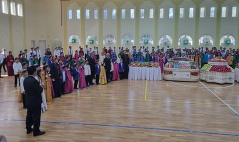 Во Дворце «Döwletliler köşgi» в Ашхабаде прошли праздничные мероприятия
