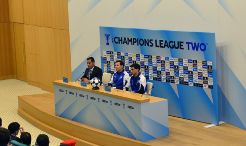 В Ашхабаде прошла пресс-конференция перед матчем «Arkadag» и «Al-Nassr»