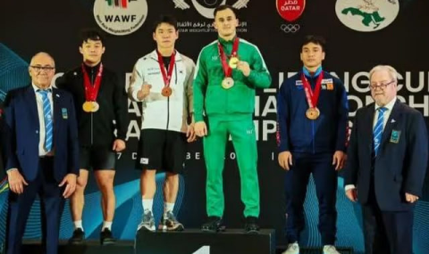 Туркменские тяжелоатлеты выиграли все три медали на турнире в Катаре