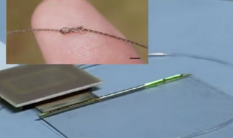 В Китае разработали гибкий волоконный чип для умной одежды