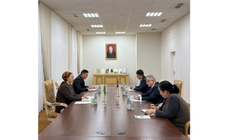Председатель Меджлиса Туркменистана встретилась с послом Турции