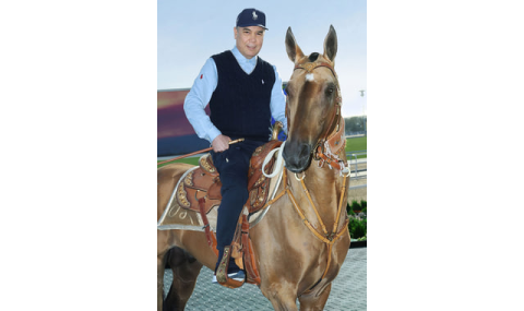 Герой-Аркадаг осмотрел модернизацию Ашхабадского конноспортивного комплекса