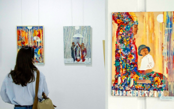 В Ашхабаде представили работы народного художника Гурбангельды Гурбанова