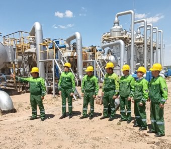 На газокомпрессорных сооружениях Шатлык, состоялось выездное учебное занятие