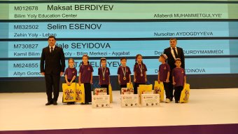Состоялся чемпионат Туркменистана по ментальной арифметике Анзан