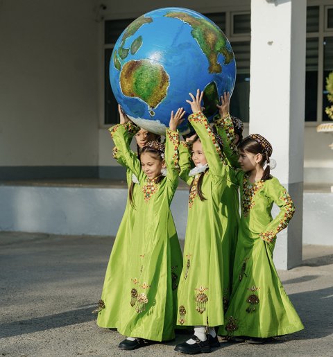 Экологическое просвещение для школьников Туркменистана