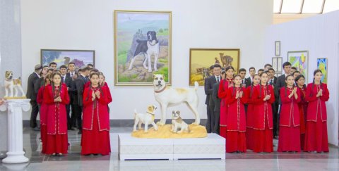 В Ашхабаде открылась выставка-конкурс «Türkmen alabaýy»