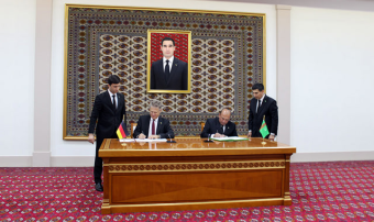 В Ашхабаде подписаны протоколы по региональным климатическим программам GIZ