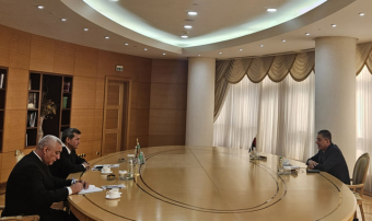 Министр иностранных дел Туркменистана встретился с Послом Палестины
