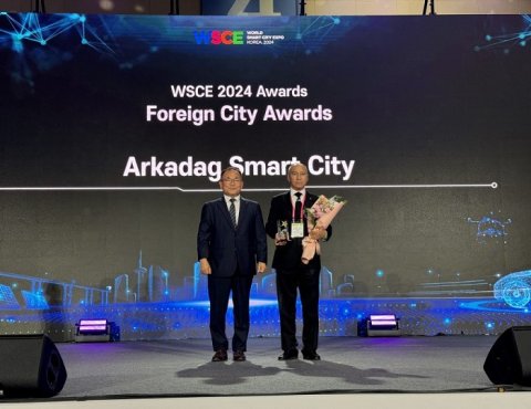 Город Аркадаг отмечен тремя наградами на World Smart City Expo 2024