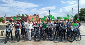 В Москве состоялся массовый велопробег, организованный Посольством Туркменистана