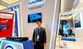 На выставке в Ашхабаде участвует крупнейший производитель автобусов Yutong