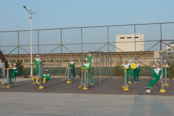 В Балканабате введена в эксплуатацию спортивная площадка для студентов