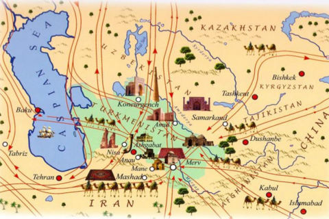 Туркменистан играл важную роль на основных маршрутах Великого Шелкового пути