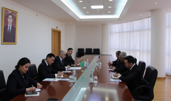 В Ашхабаде прошла встреча с новым послом Индонезии