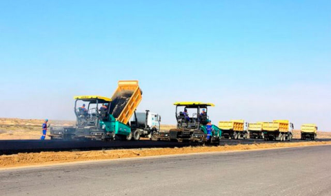 Туркменский асфальтовый завод в Дашогузе выпускает 240 тонн продукции в час