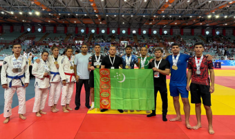 Туркменские джитсеры выиграли 21 медаль в Афинах