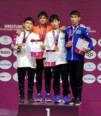 Борцы из Туркменистана завоевали медали на чемпионате Азии в Бишкеке