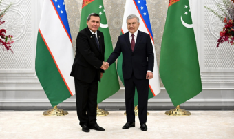 Президент Узбекистана провёл переговоры с главой МИД Туркменистана