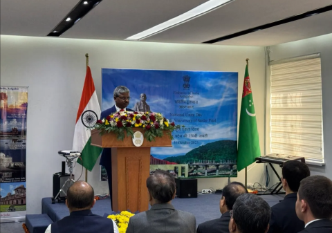 В Ашхабаде прошел приём по случаю Дня национального единства Индии