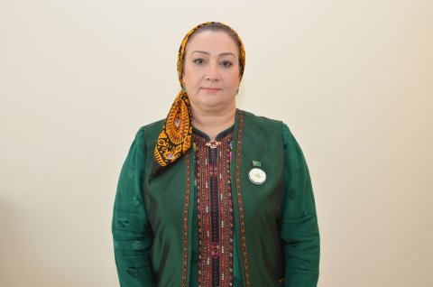 Слово участницы заседания Халк Маслахаты Туркменистана Чепер Бабаевой