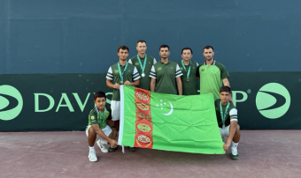 Туркменские теннисисты пробились в следующий дивизион Кубка Дэвиса