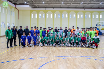 Юные футболисты собрались на праздник спорта в Ашхабаде
