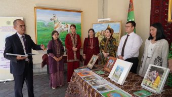 В Душанбе провели выставку приуроченую к туркменским праздникам 