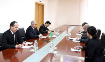 В МИД Туркменистана прошла встреча с Послом Канады