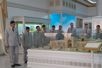 В Лебапском велаяте Туркменистана отметили День защитника Отечества