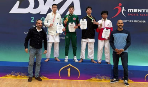 Туркменский каратист завоевал золотую медаль на турнире в Дубае