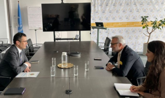 Посол Туркменистана встретился с руководством организации SEforALL в Вене