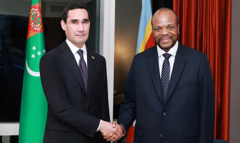 Президент Туркменистана встретился с Королём Эсватини