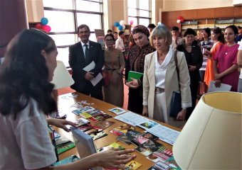 В Ашхабаде открылась выставка англоязычной литературы