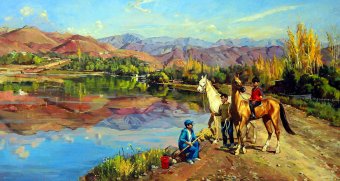 В Ашхабаде открылась выставка «Стремительные кони нашей Родины»