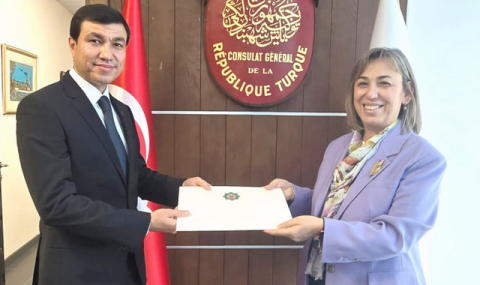Генконсул Туркменистана вручил Консульский патент представителю МИД Турции